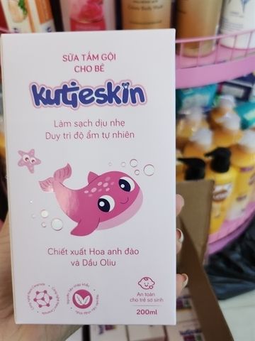 Sữa tắm gội kutieskin 200ML