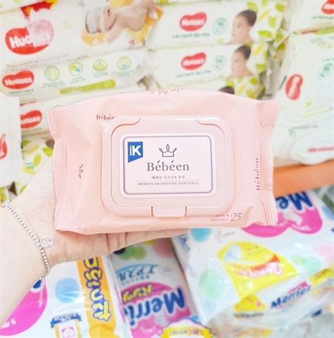 khăn giấy ướt bebeen 25 tờ