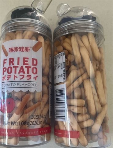 BÁNH KHOAI TÂY QUE CHIÊN GIÒN VỊ CÀ CHUA 108GR