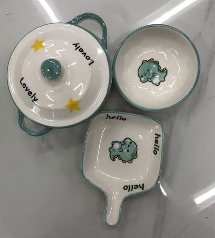 SET BÁT ĐĨA SỨ ĂN DẶM