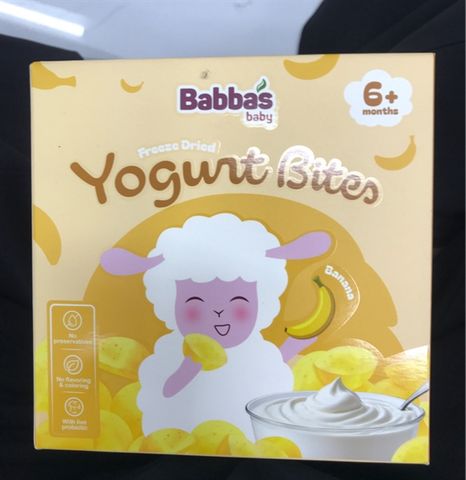 SỮA CHUA SẤY LẠNH BABBAS VỊ CHUỐI