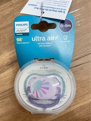 TI GIẢ PHILIPS AVENT ULTRA AIR 0M TÍM