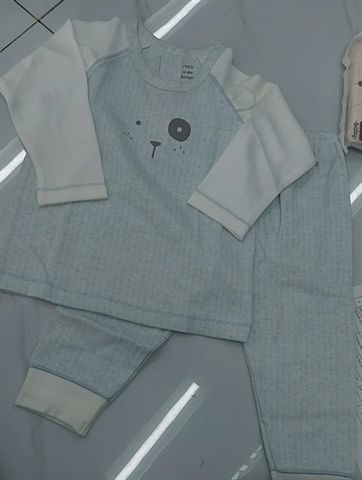 BỘ DÀI CHUI ĐẦU MÀU XANH PHỐI TRẮNG NOUS