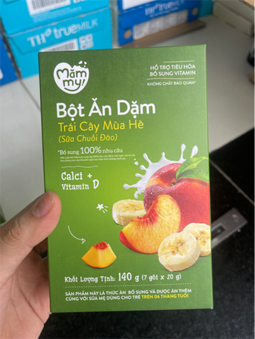Bột ăn dặm trái cây mammy