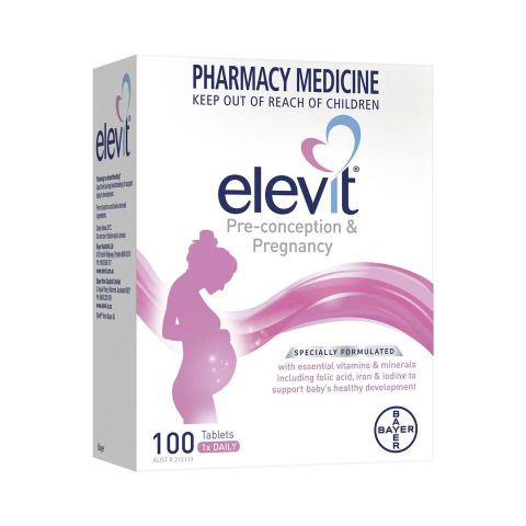 Vitamin Elevit bầu hộp 100v