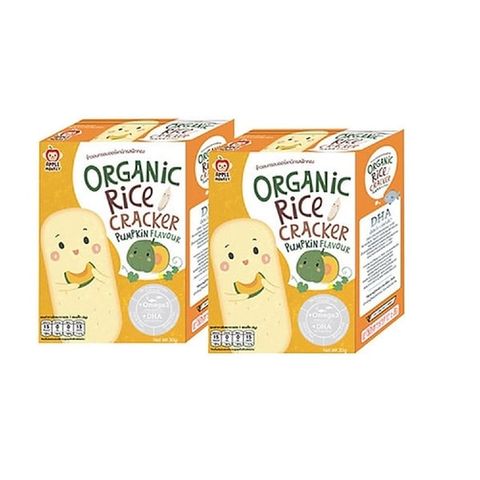 BÁNH GẠO APPLE MONKEY HỮU CƠ VỊ BÍ ĐỎ 30G