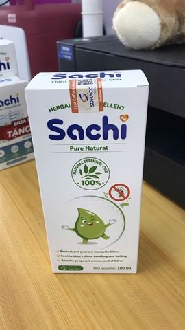 XỊT CHỐNG MUỖI THẢO DƯỢC SACHI 100ML