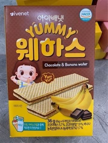 BÁNH XỐP YUMMY IVENET VỊ SOCOLA CHUỐI