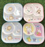 KHAY ĂN DẶM 3 NGĂN HÌNH VUÔNG HONPER