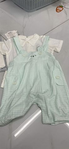 BỘ YẾM LIỀN CỘC TAY CỔ ĐỨC - XANH