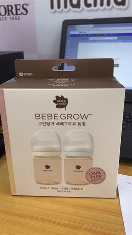 BÌNH SỮA BEBEGROW 160ML KEM BE