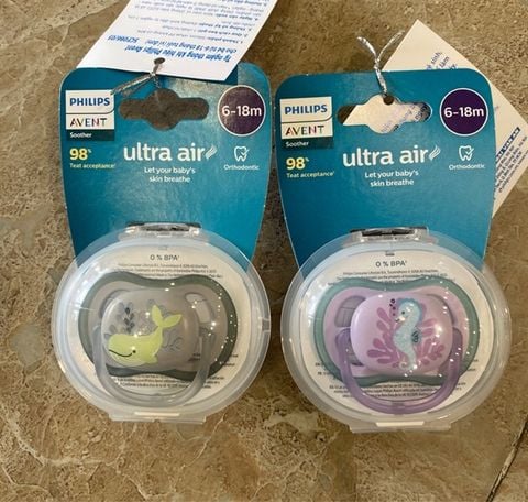 Ty ngậm thông khí Avent size 6-18M