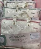 SET CHĂN GỐI CHẦN BÔNG HOẠ TIẾT HRNEE