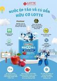 Nước Ép Táo Và Củ Dền Hữu Cơ Lotte Tăng chiều cao 80ml