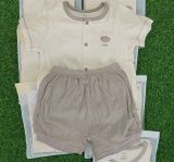 BỘ CỘC TAY BE PHỐI NÂU ĐÍNH THỎ