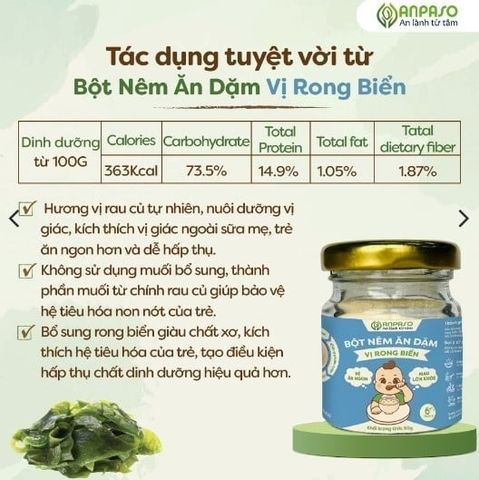 BỘ NÊM ANPASO VỊ RONG BIỂN