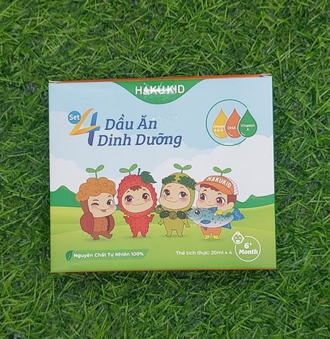 SET 4 DẦU ĂN DINH DƯỠNG HAKUKID