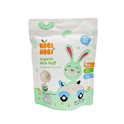 Bánh gạo ăn dặm hữu cơ cho bé Nobi 40g