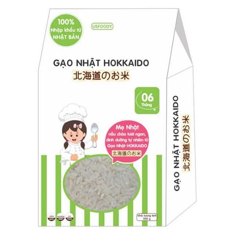 Gạo hữu cơ Hokkaido Nhật 300g