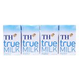 Sữa tươi tiệt trùng ít đường TH True Milk 110ml x 4 hộp
