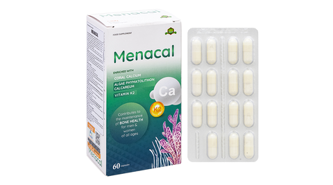 Canxi hữu cơ Menacal hộp 60 viên
