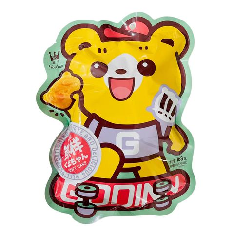 Bánh trứng mềm hình gấu Godinn vị chanh 168g