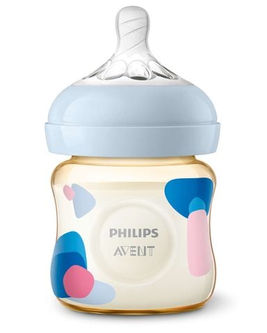 Bình Avent natural PPSU hoạ tiết