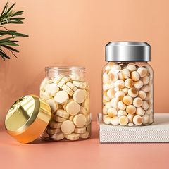 Chai thủy tinh lùn đựng thực phẩm khô: Chống ẩm mốc, bảo quản lâu dài