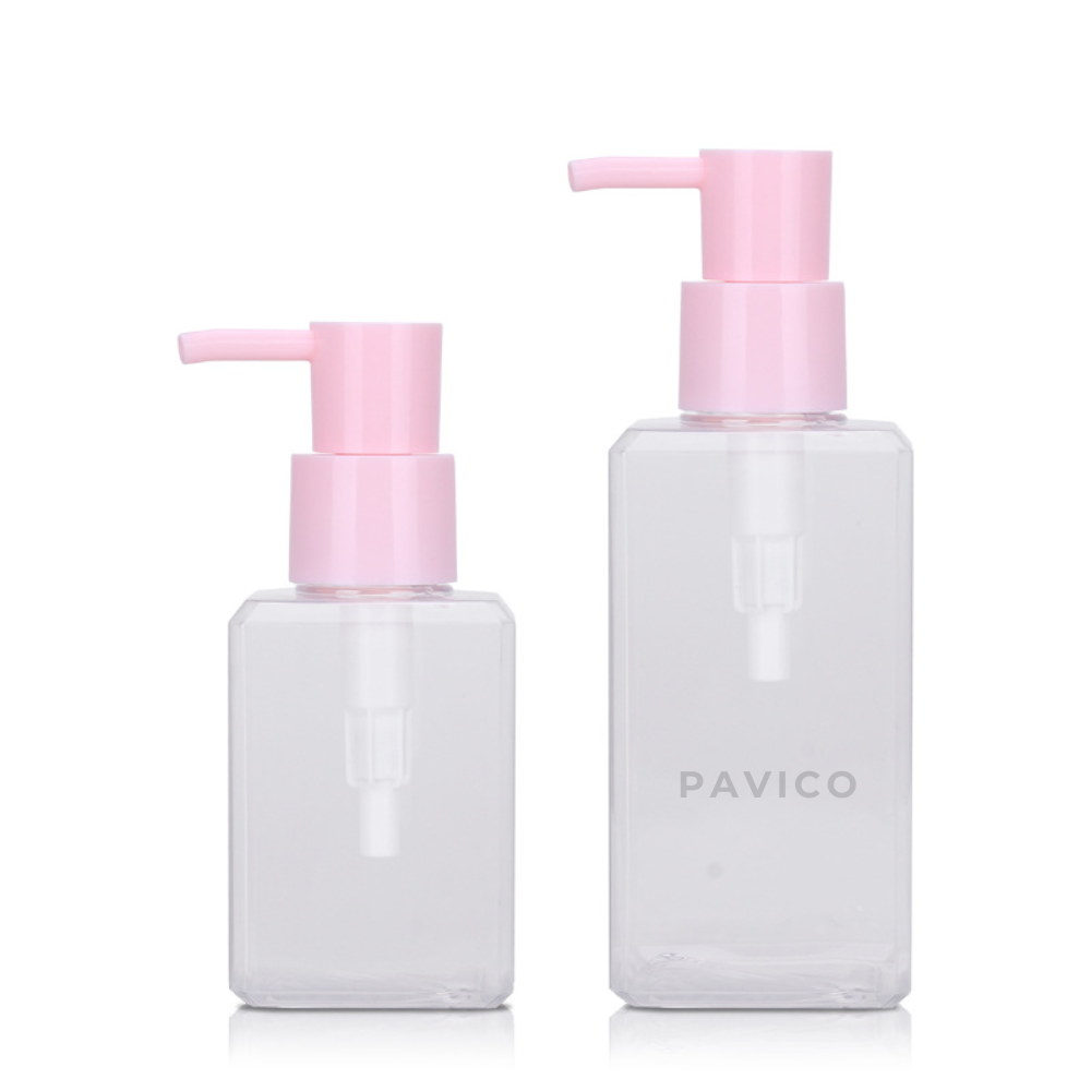 Chai nước rửa tay vuông vòi hồng 240ml 480ml