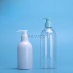 Chai PET dầu gội trong/ trắng sứ 300ml 500ml
