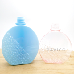 Chai PETG tròn dẹt nắp vặn