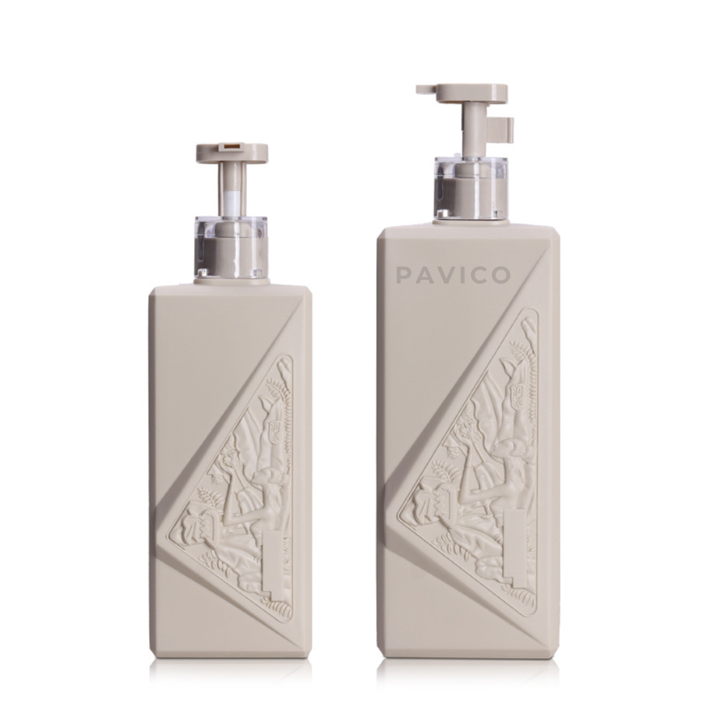 Chai dầu gội hoa văn cao cấp 500ml 800ml