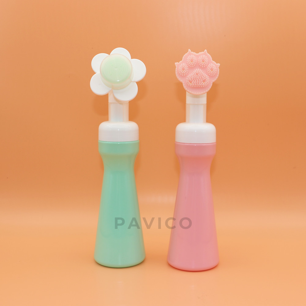 Chai tạo bọt đầu bông hoa