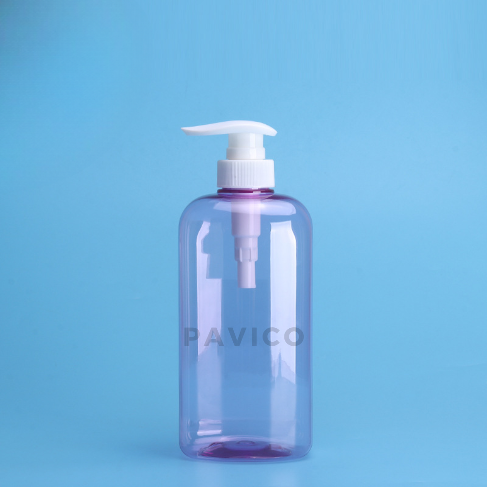 Chai PET dầu gội tím 800ml