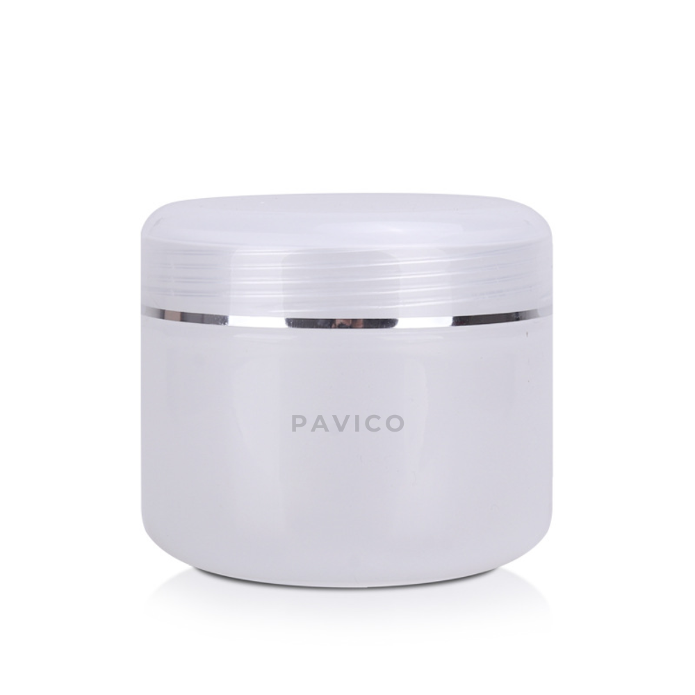 Hũ kem trắng PP 200ml