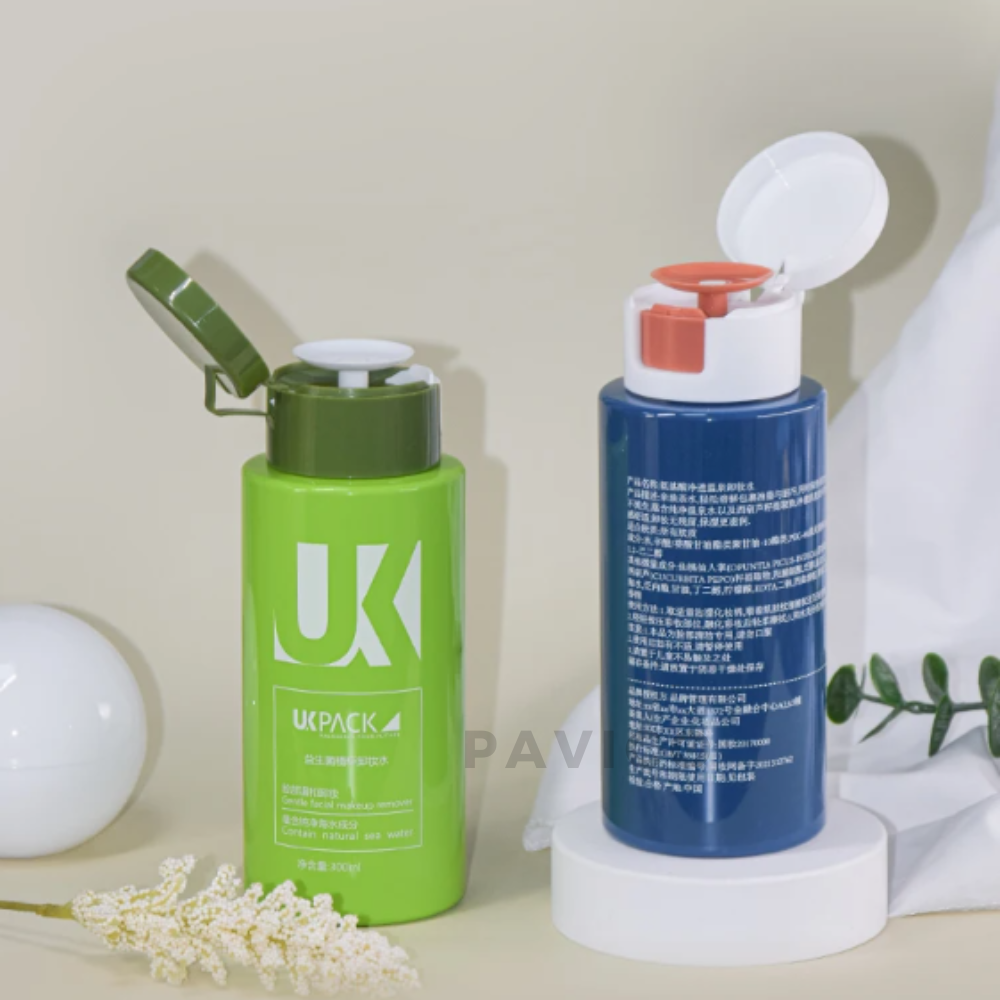 Chai tẩy trang đầu nhấn