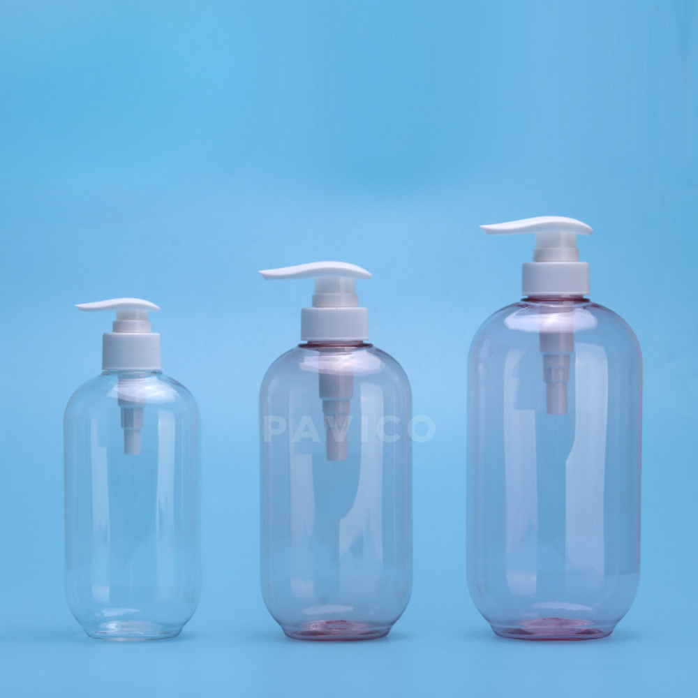 Chai PET dầu gội 300ml 500ml 800ml