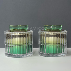 Hũ kem acrylic gân nổi sang trọng 50g