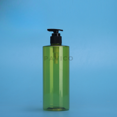 Chai PET dầu gội xanh lá 400ml