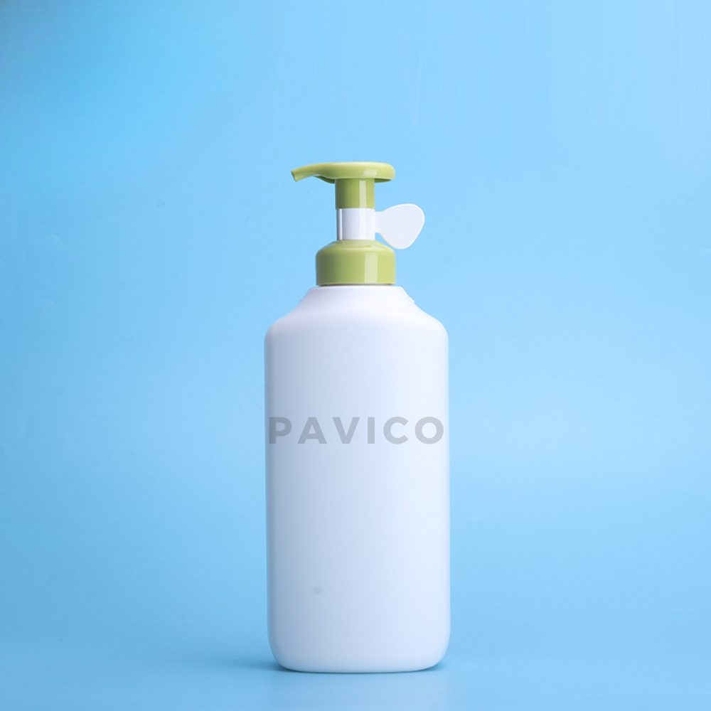 Chai HPDE dầu gội trắng sứ 1300ml