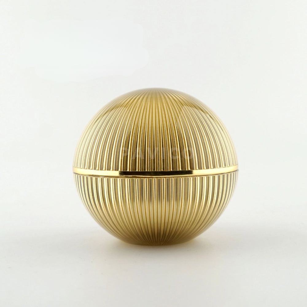 Hũ mỹ phẩm hình quả cầu màu vàng kim