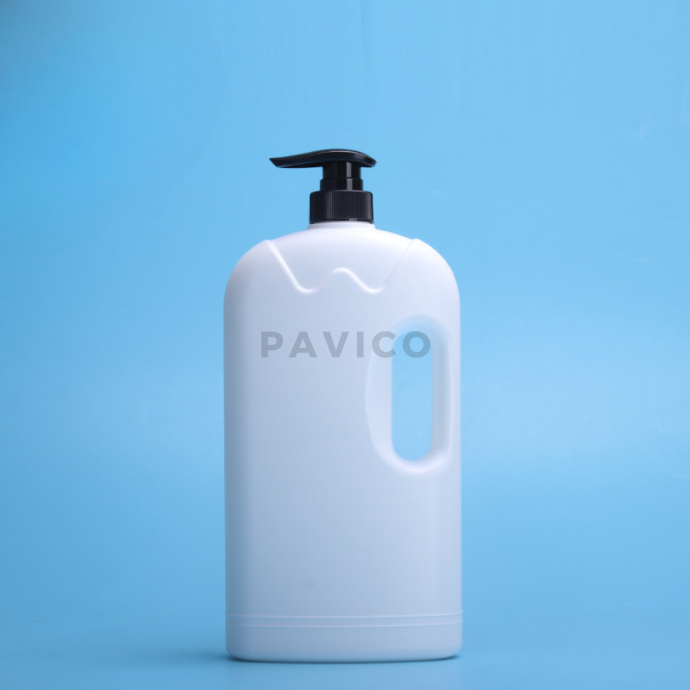 Can HDPE trắng sứ 1300ml