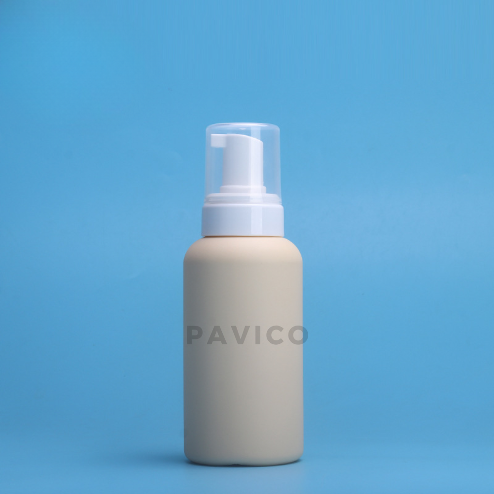 Chai HDPE vàng tạo bọt 350ml