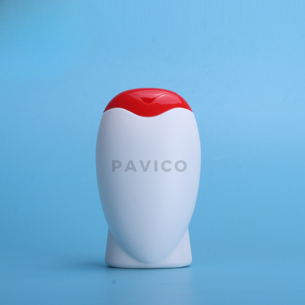 Chai HDPE sữa tắm nắp bật 300ml