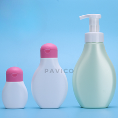 Chai HDPE dáng tròn 100ml 200ml 500ml