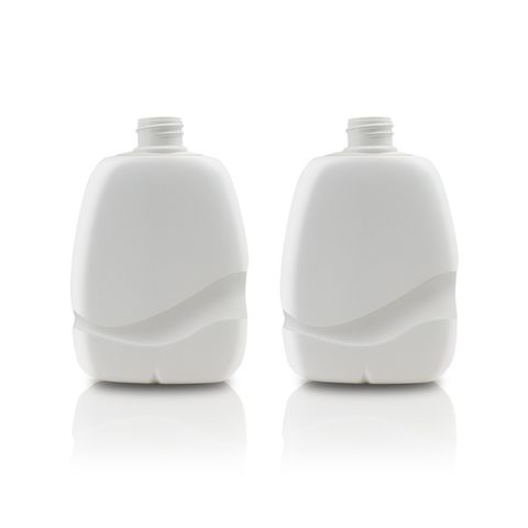 Chai sữa rửa mặt trắng sứ dáng dẹt 280ml