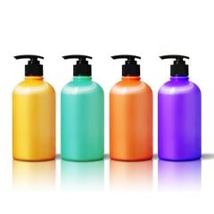 Chai dầu gội 500ml cổ tròn vòi cong