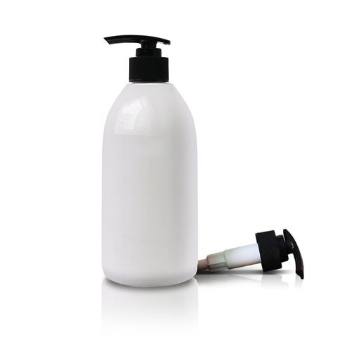 Chai dầu gội PET trắng sứ 500ml
