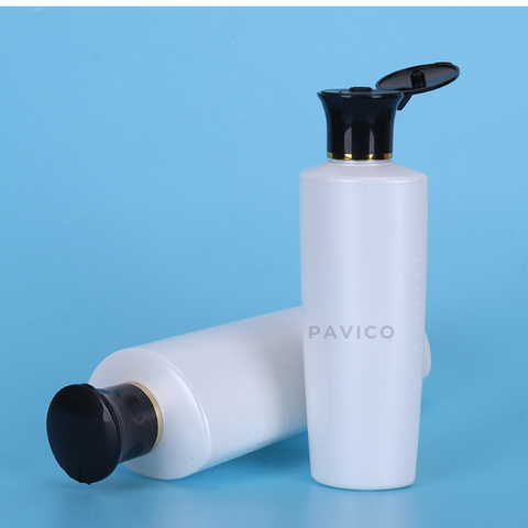 Chai dầu gội nắp bật đen 200ml 400ml