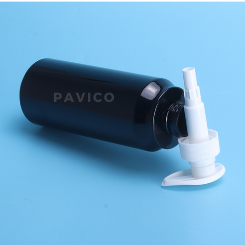 Chai PET đen dầu gội 500ml